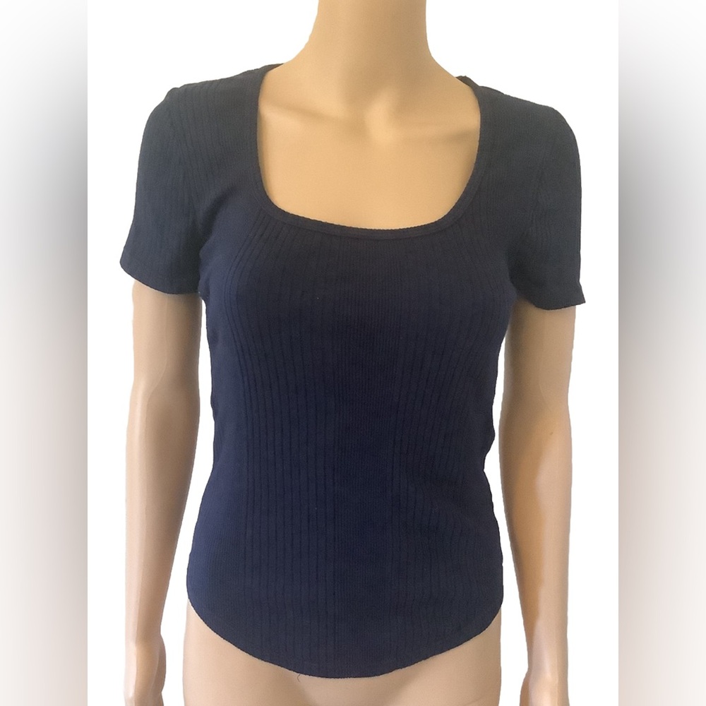 The Lady & the Sailor Crafted in the USA Ribbed Top Size 2  preowned
